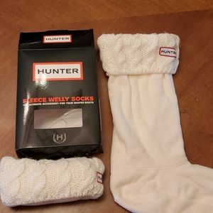 Fleece Welly Socks by Hunter